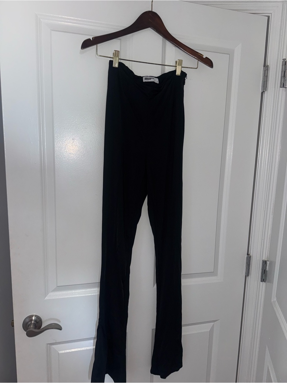 House of CB Black Boot-Cut Stretch Pants
